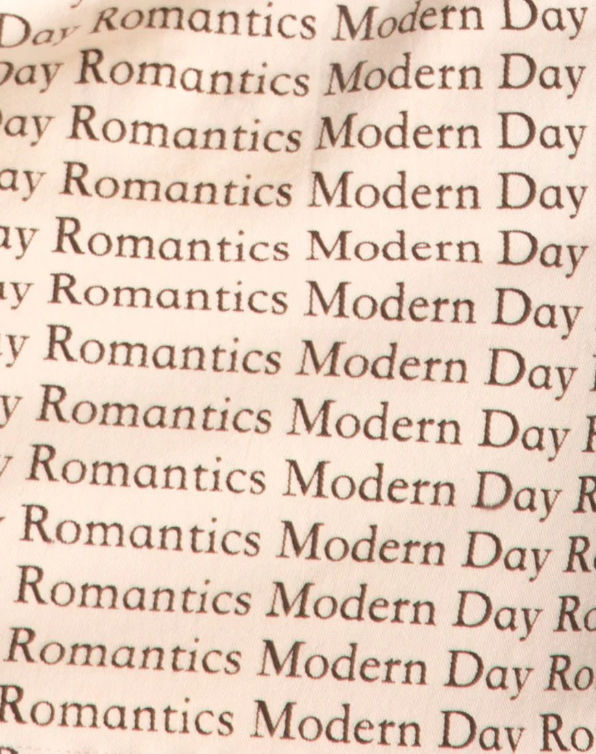 Pelmo Minirock in Modern Day Romantics Nude - Image 6
