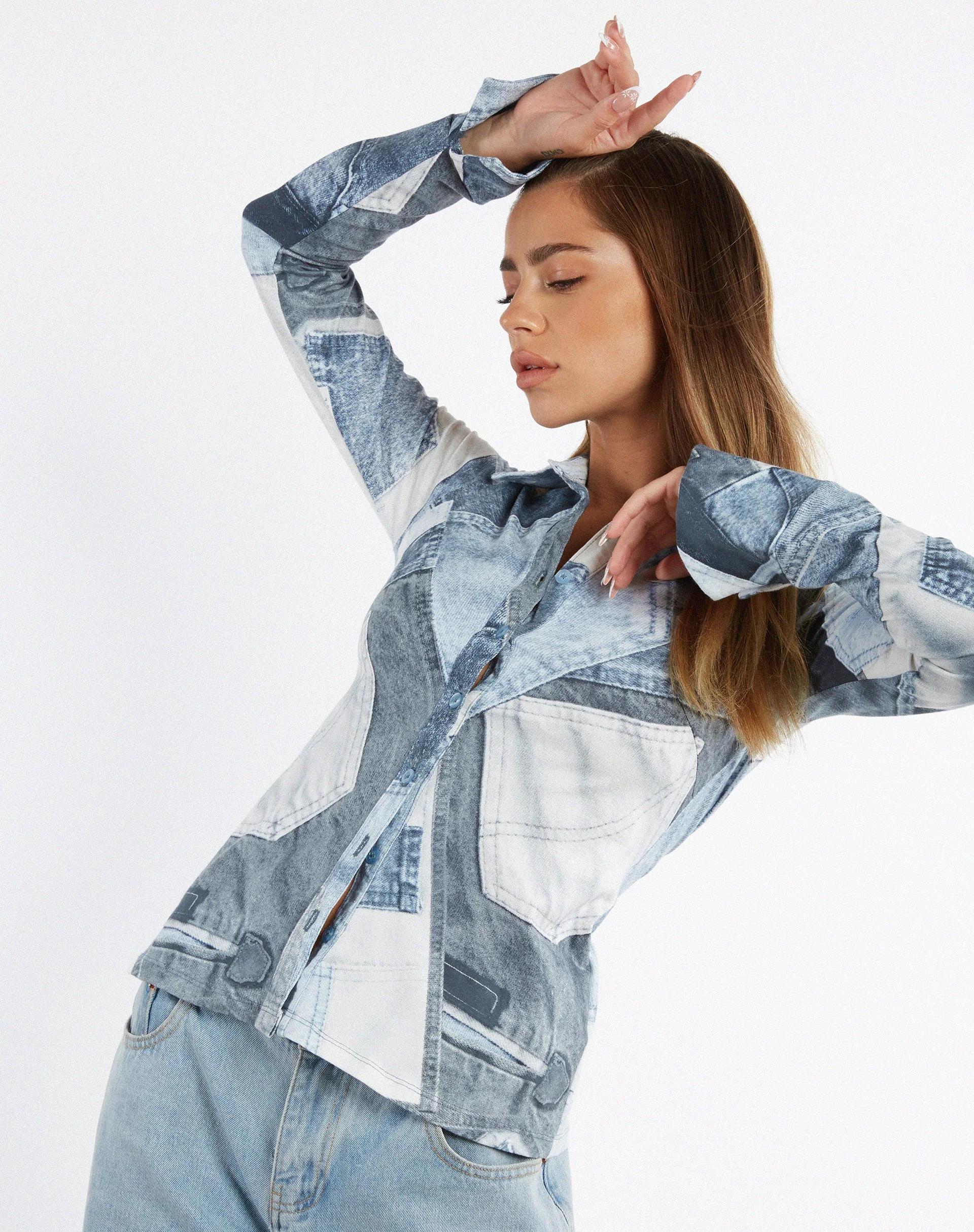 Phole Top aus Denim Pocket - Image 4