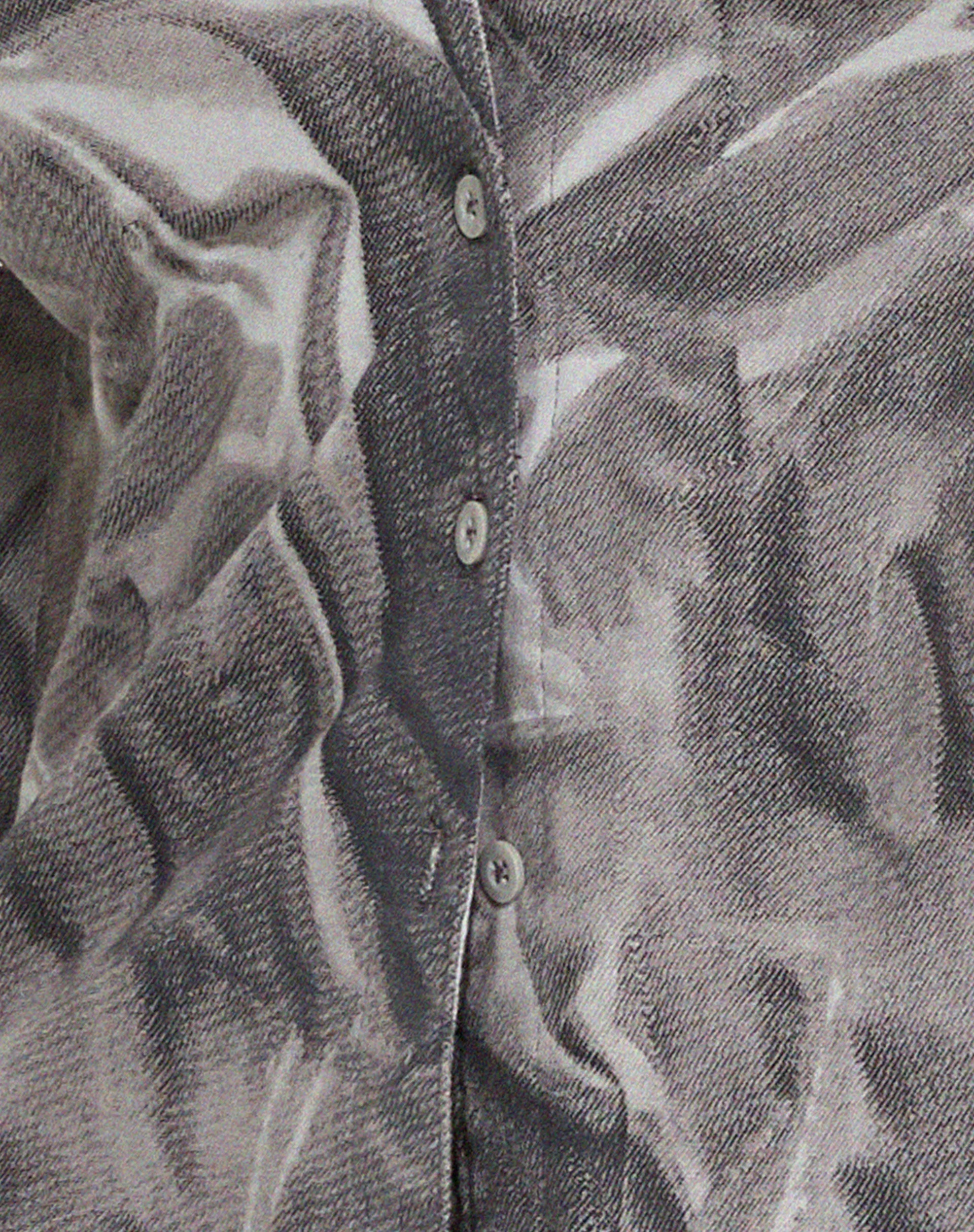 Phole Button Up Hemd in Dystopian Crease Grau - Image 6