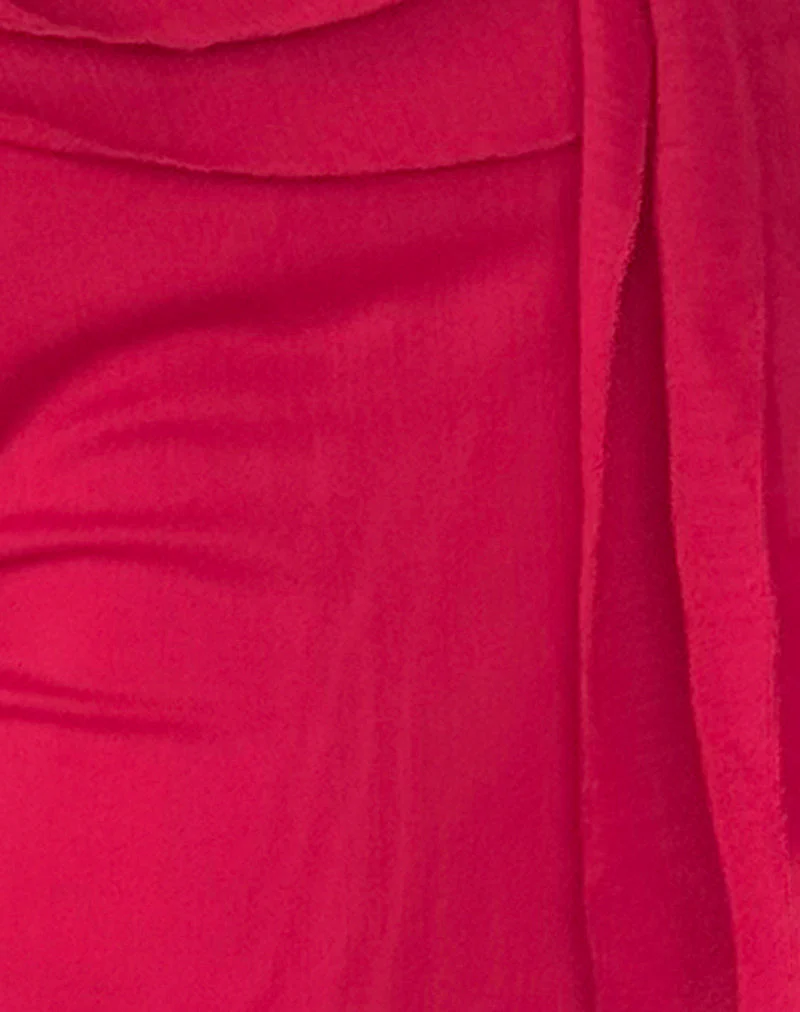 Piro Rüschen-Langarmshirt in Burgundy - Image 6