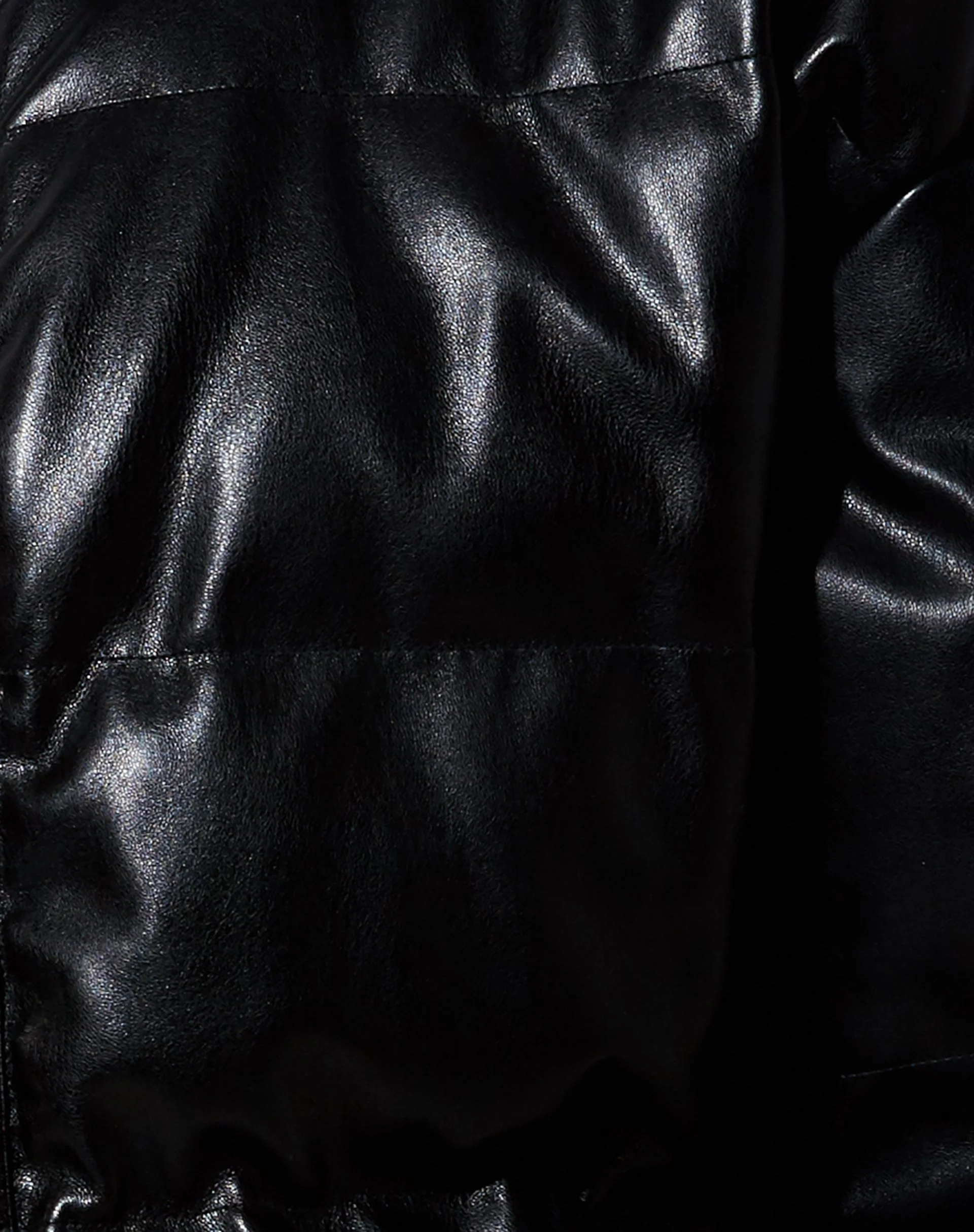 Puffa Pufferjacke aus PU Schwarz - Image 6