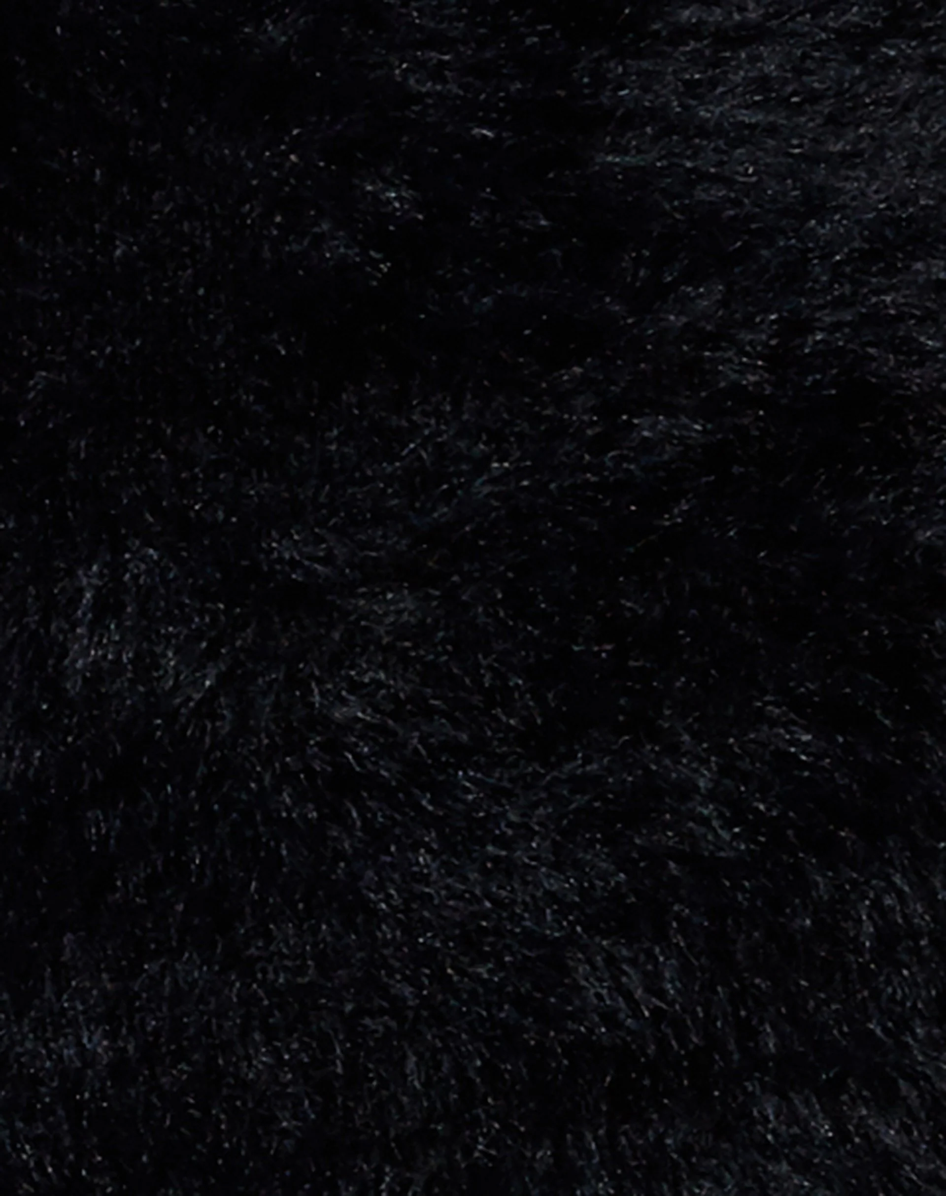 Qolia Crop Top aus Pelzstrick Schwarz - Image 5