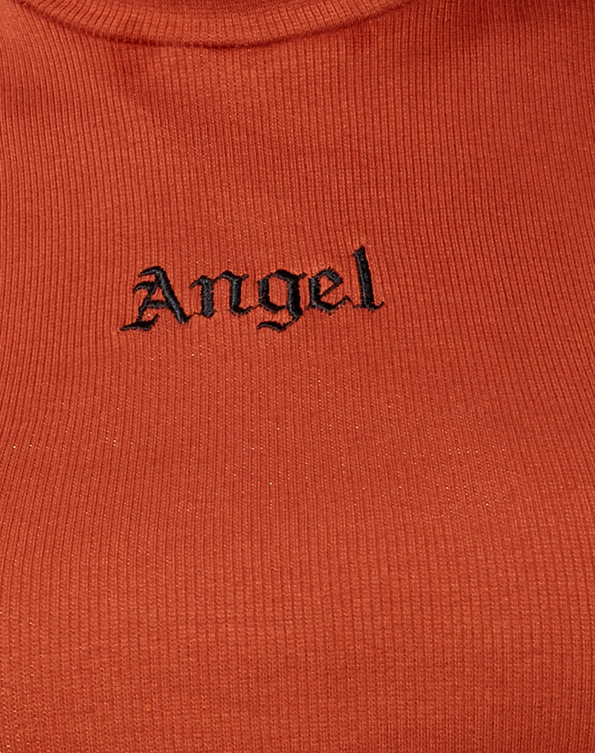 Quera Crop Top aus Ripp Picante mit 'Angel'-Stickerei - Image 6