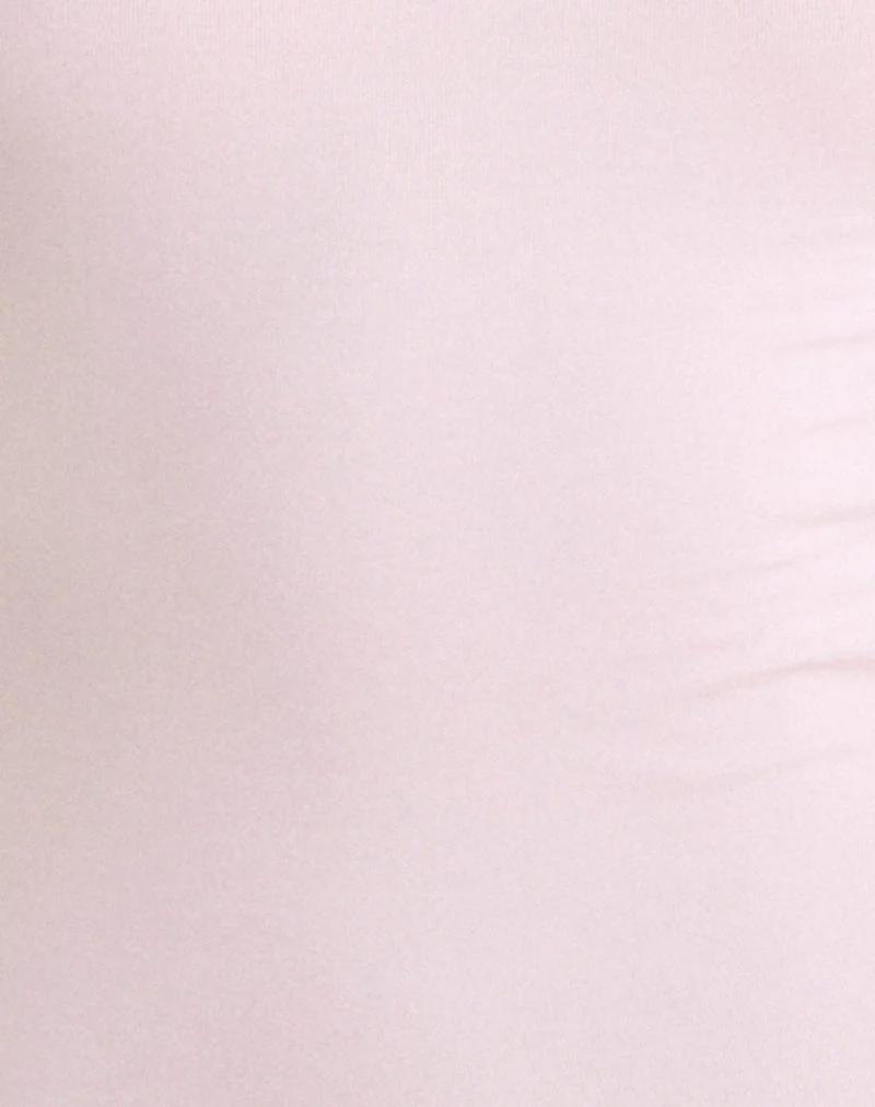 Raceline Top in Rayon Jersey Light Pink - Image 5