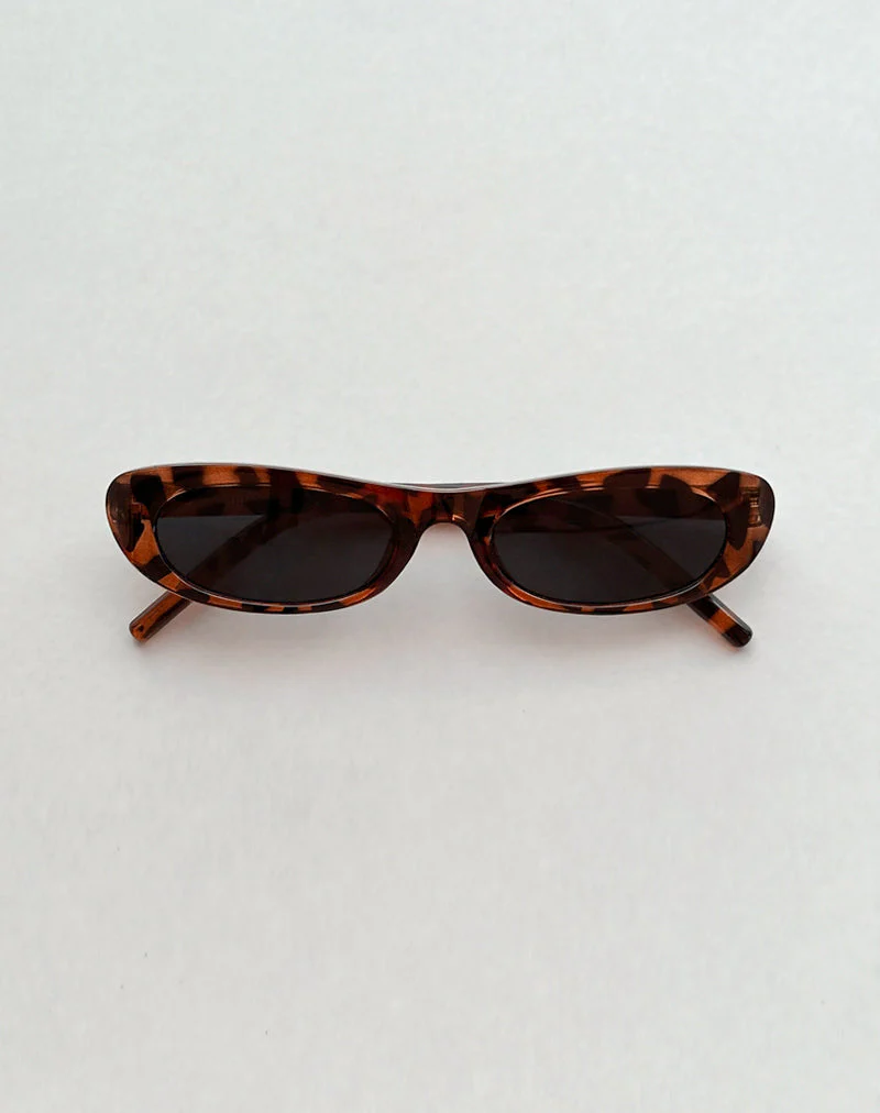Radiata Rechteckige Sonnenbrille aus Schildpatt - Image 2