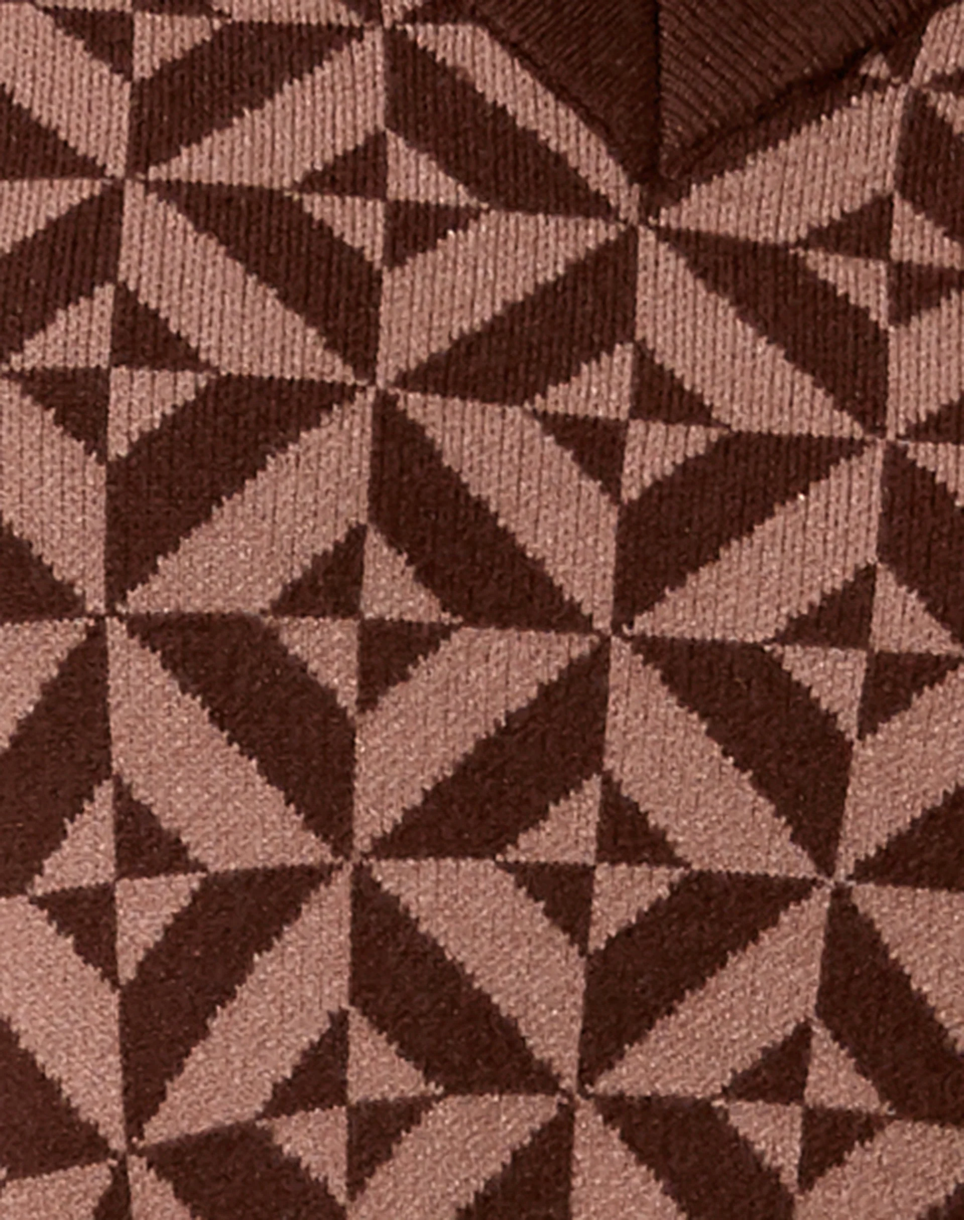 Radka Pullover aus Geostrick Kaffeebraun - Image 6