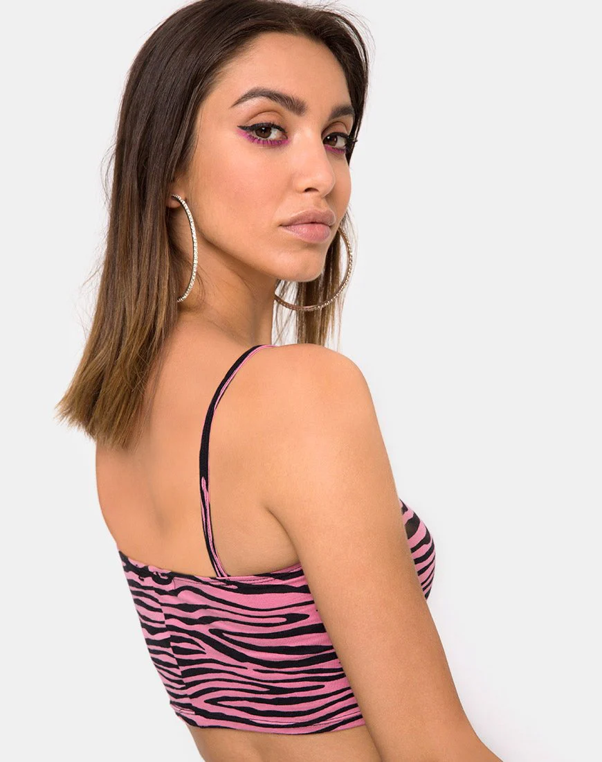 Ramo Bandeau in Zebrarosa von Zip's - Image 2