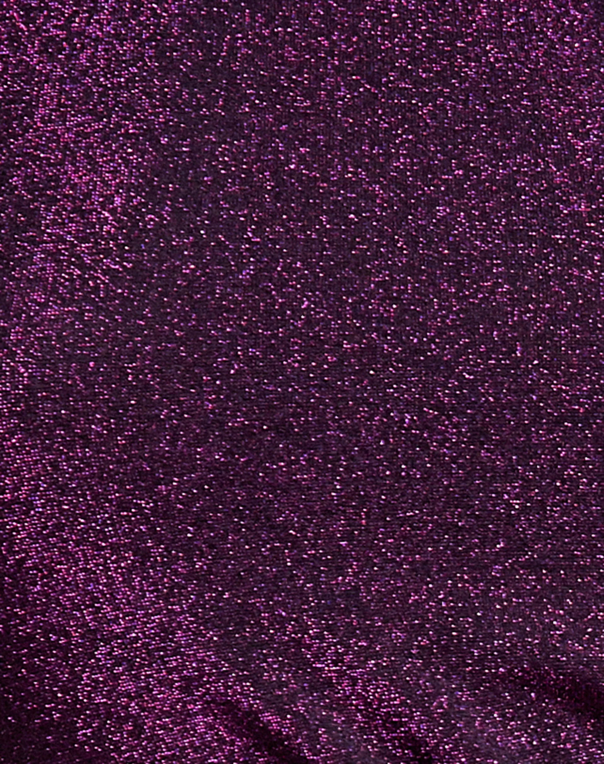 Ranum Bodycon-Kleid aus glitzerndem Glitzer in Dunkellila - Image 8