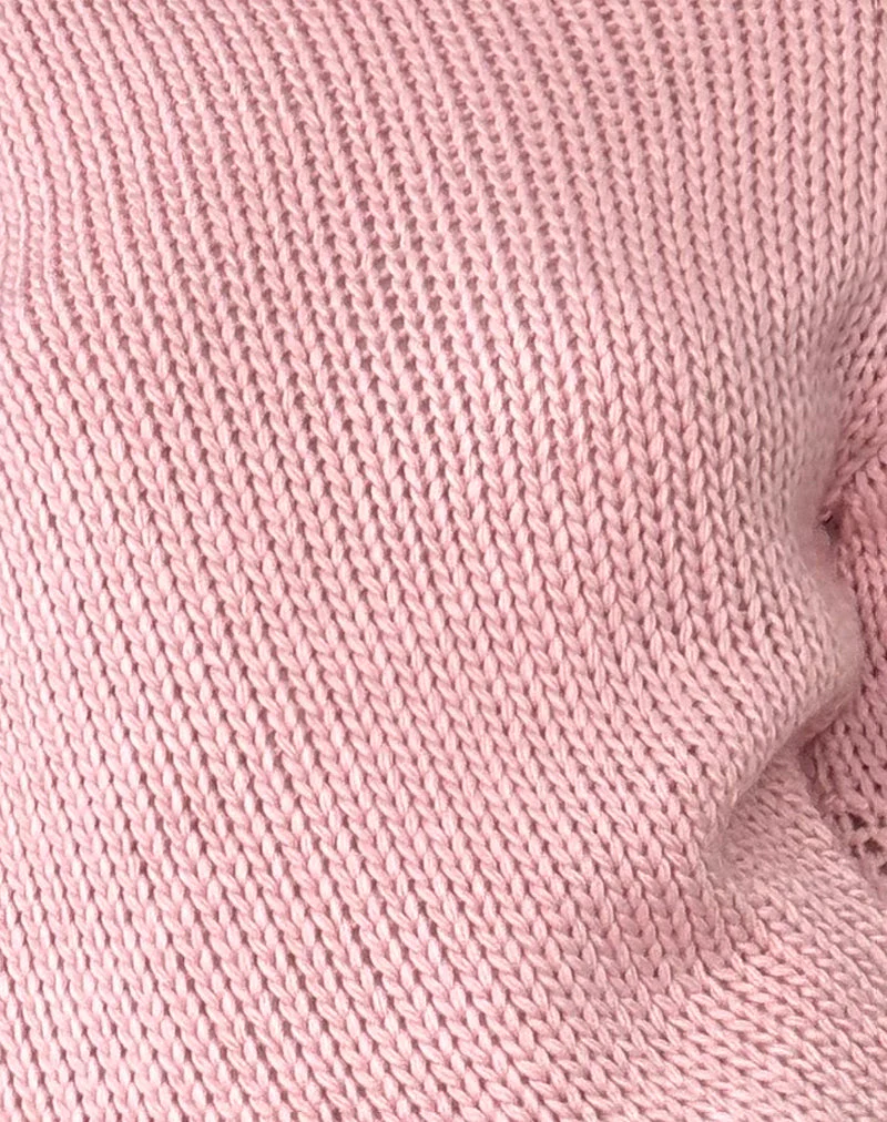Ranvir Strickpullover in Babyrosa - Image 6