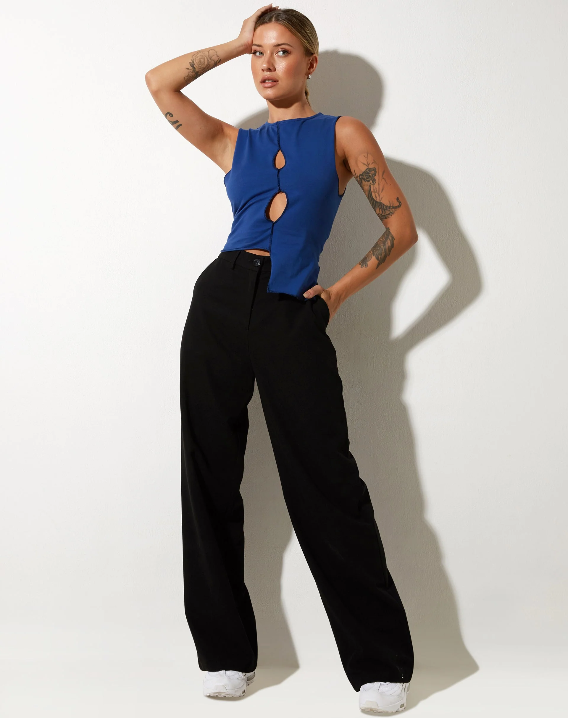 Raujo Top aus Lycra Dazzling Blue - Image 4