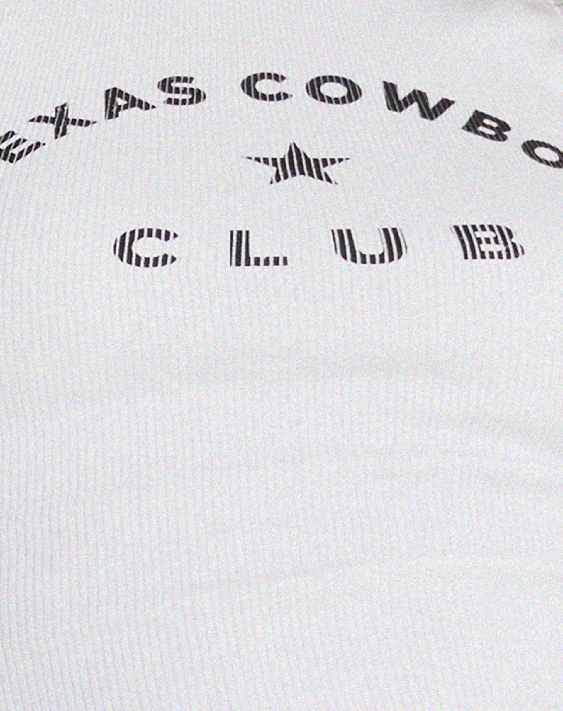 Rave Crop Top in Weiß Texas Cowboy Club - Image 6