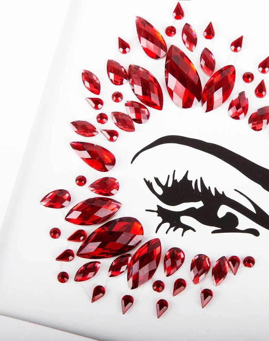Red Diamond Face Jewel von Gypsy Shrine - Image 2