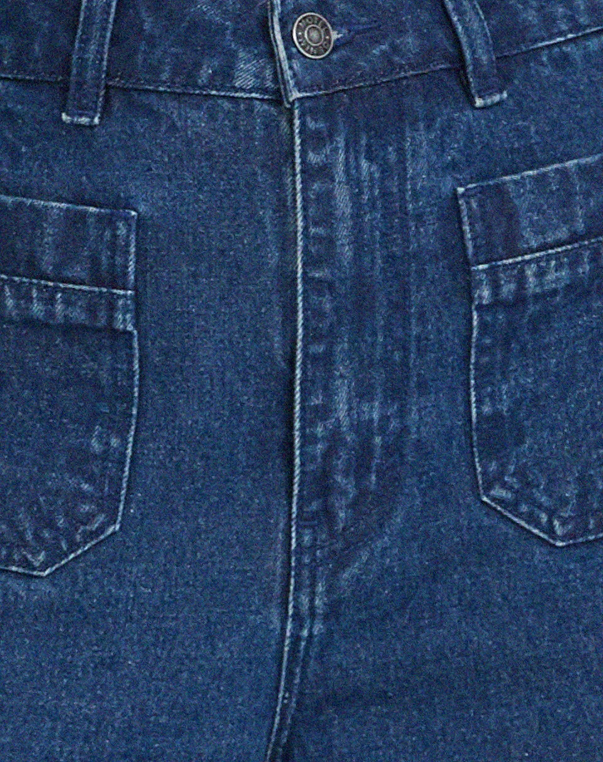 Retro Pocket Flare Jeans in 90er-Jahre-Indigo - Image 6