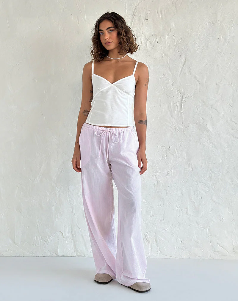 Rey Cami Top in Elfenbein - Image 3