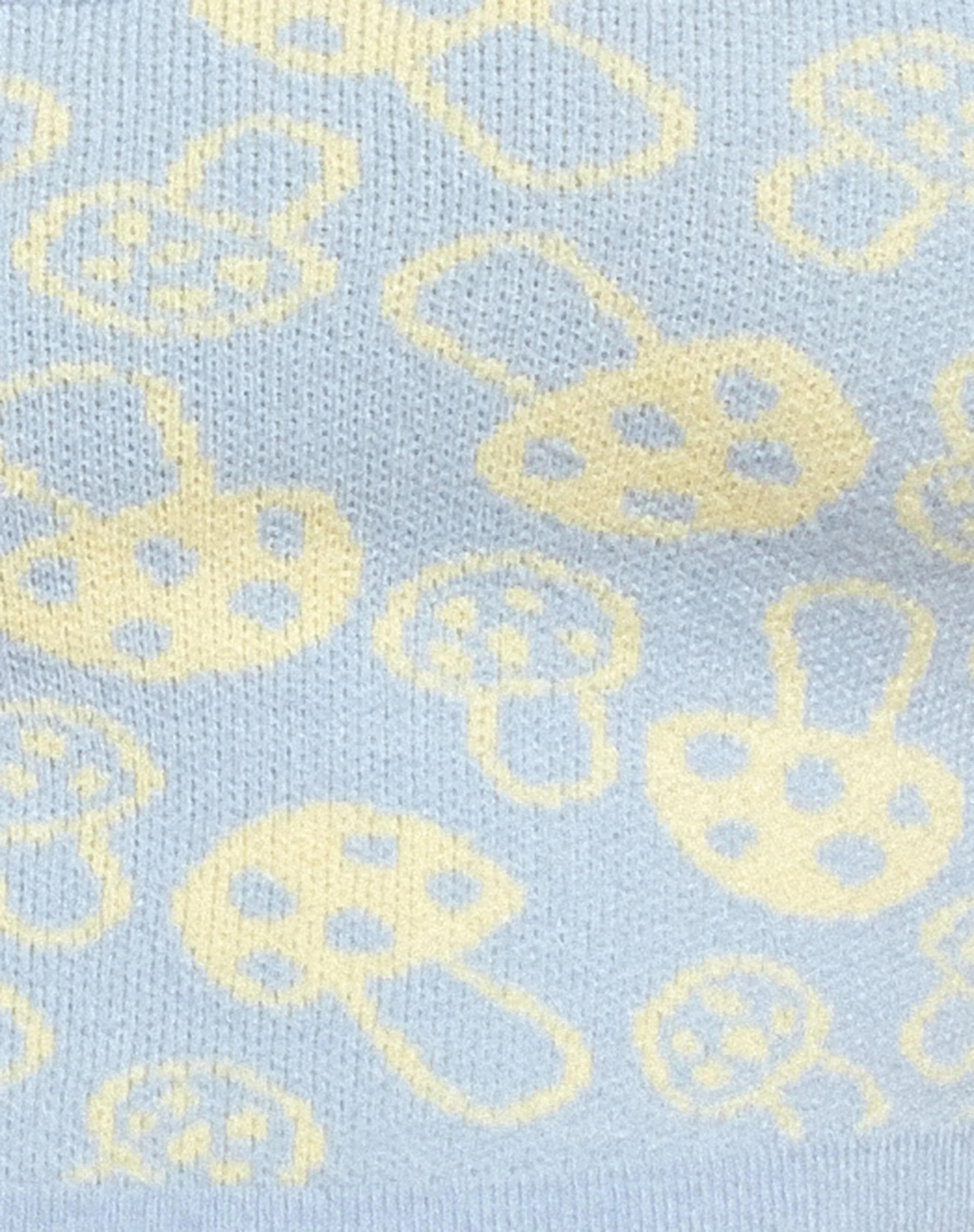 Riani Minirock in Baby-Pilzblau und Gelb - Image 7