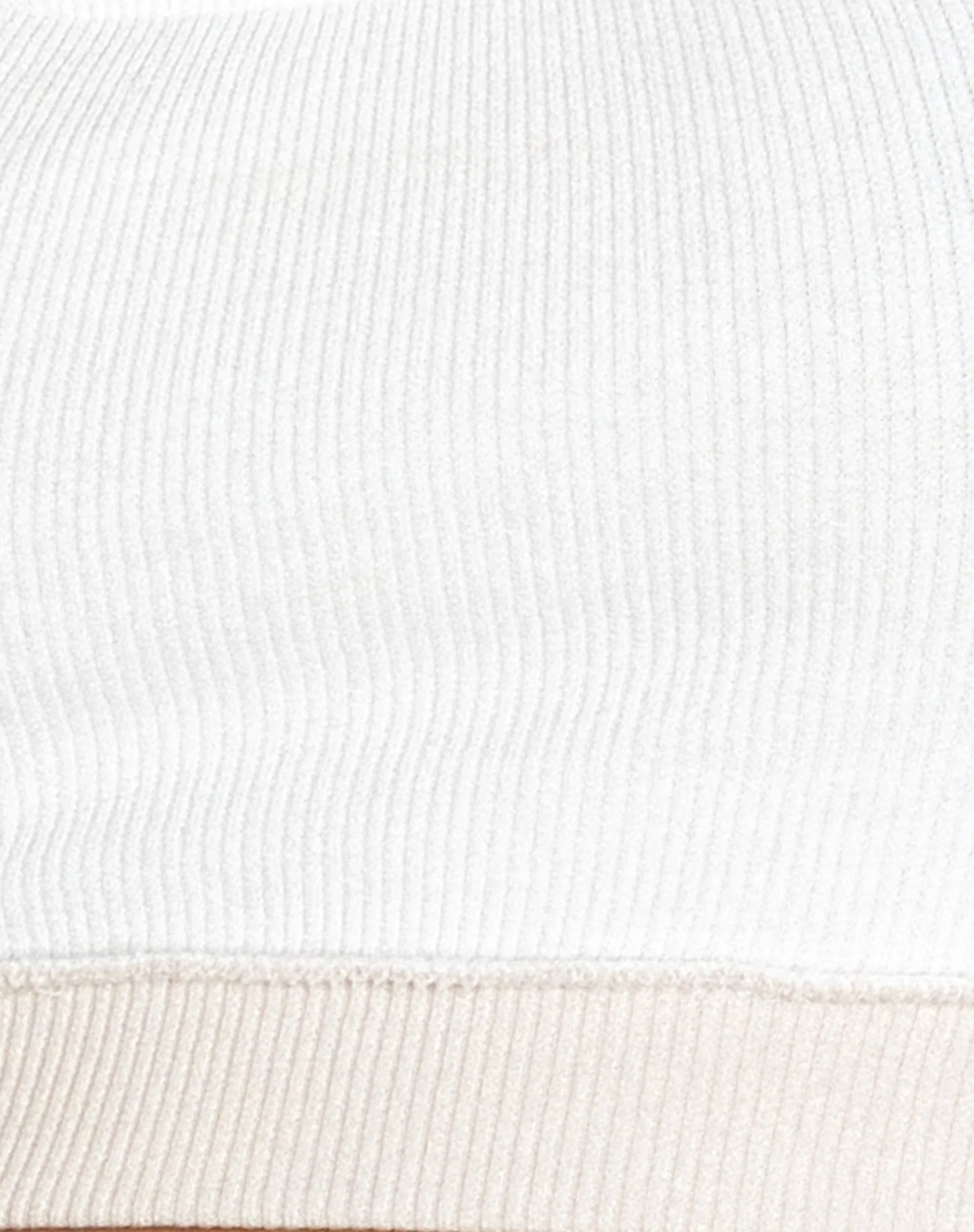 Ricci Crop Top in Elfenbein und Winterweiß mit Streifen - Image 6