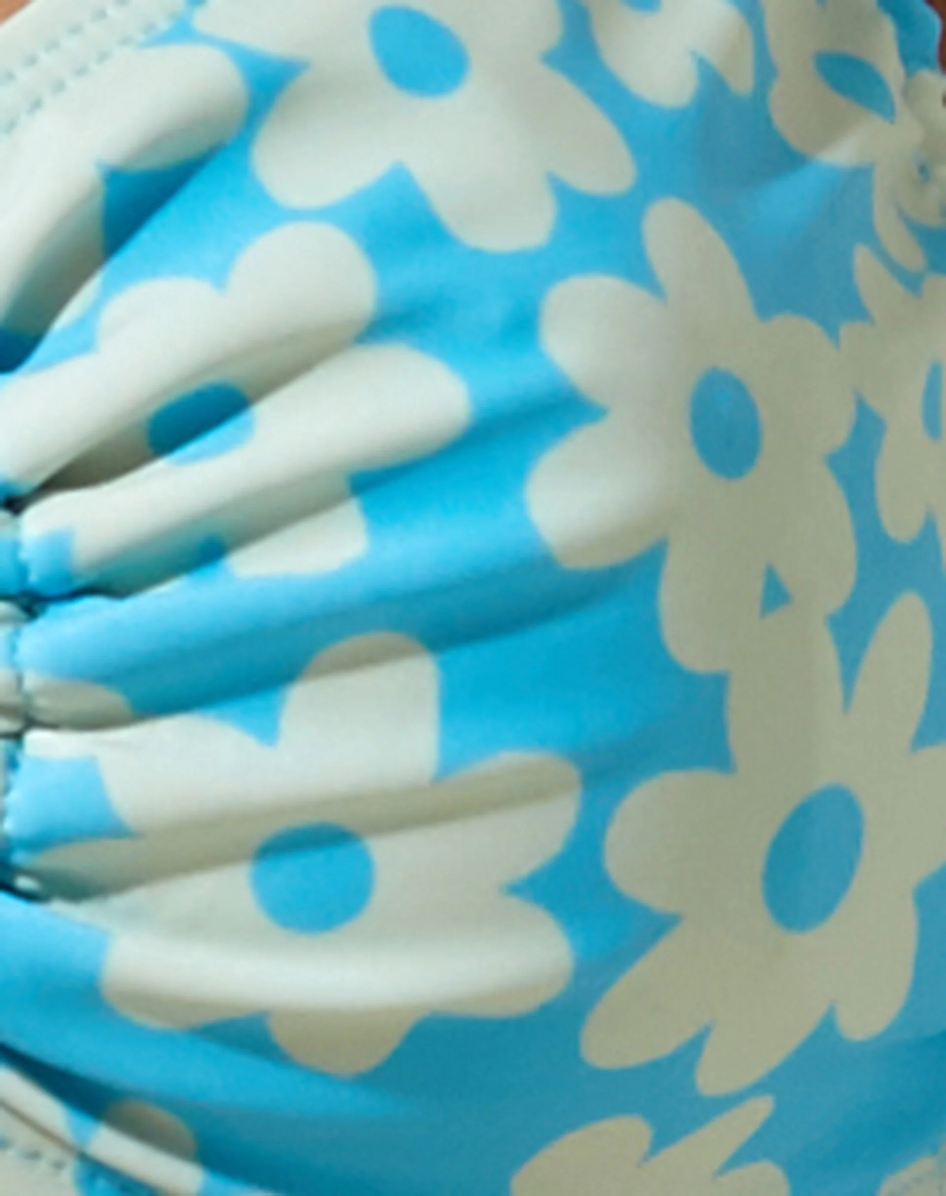 Ricoa Bikinioberteil in Retro Daisy Blau - Image 7