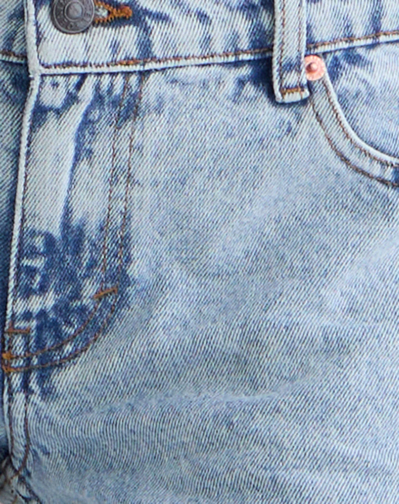 Starre Low Rise Flare Jeans in 80s Light Wash - Image 6