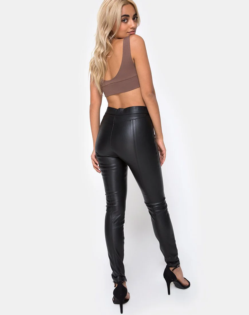 Rilla Top in Kakao mit Rechteck Quadrat - Image 4