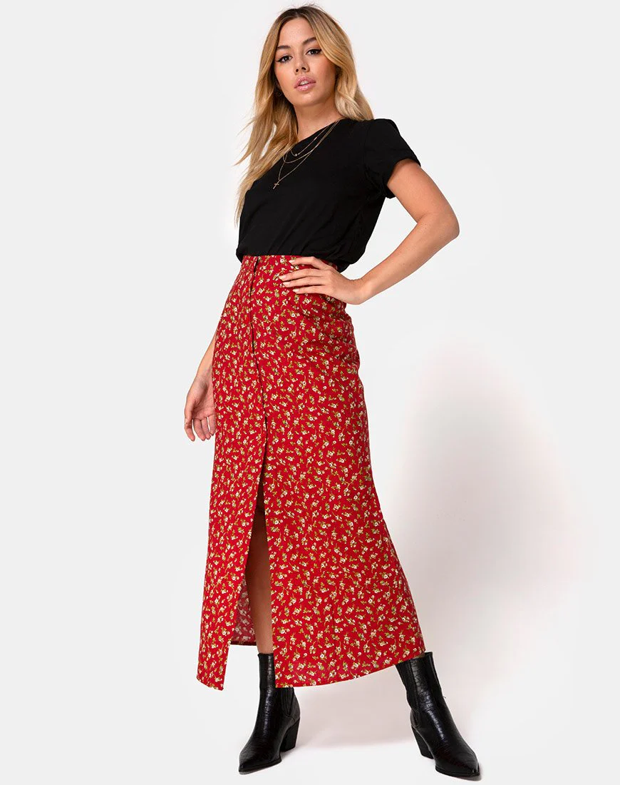 Rima Rock in Falling For You Floral Rot
