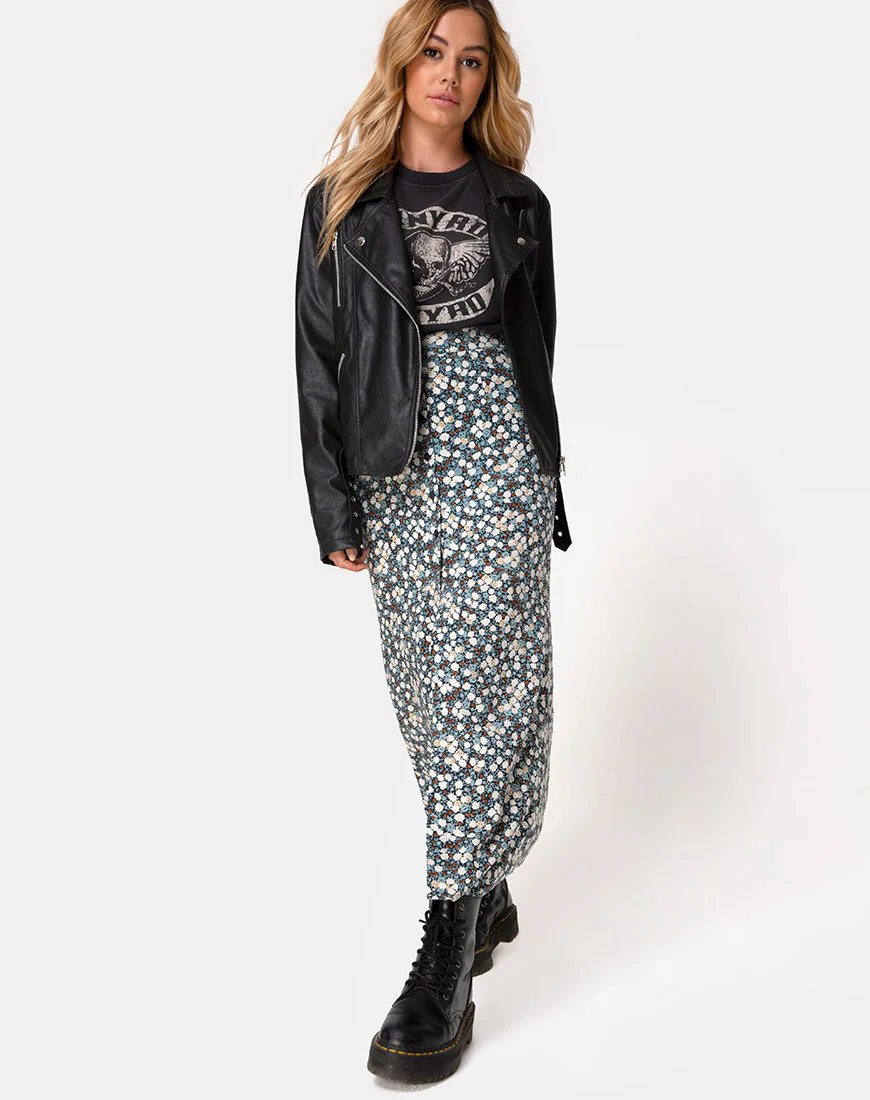Rima Rock in Floral Field Navy - Image 3