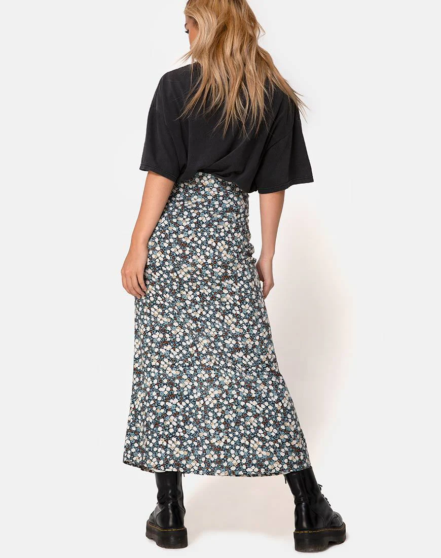 Rima Rock in Floral Field Navy - Image 4