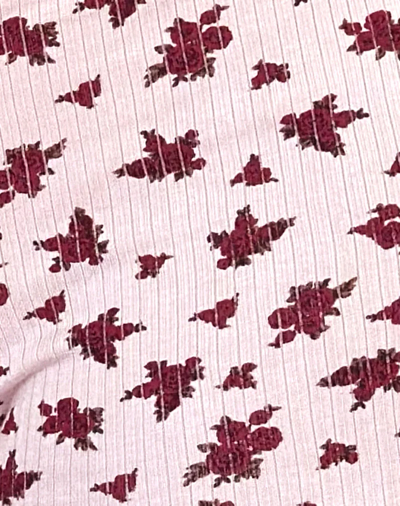 Ritulia Pyjama-Shorts in Floral Fantasy Pink - Image 6