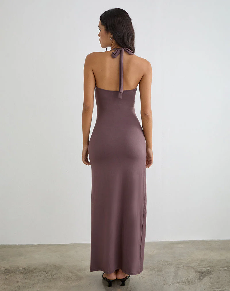 Rohesia Maxikleid in Deep Taupe - Image 4