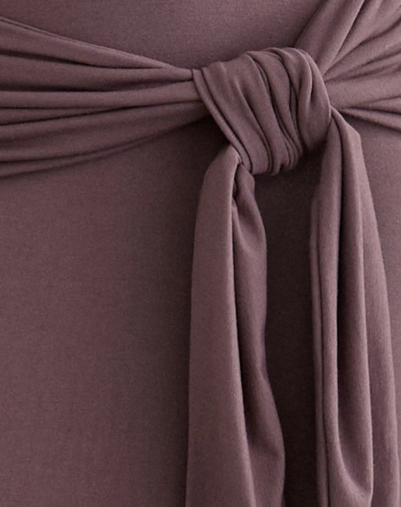 Rohesia Maxikleid in Deep Taupe - Image 5