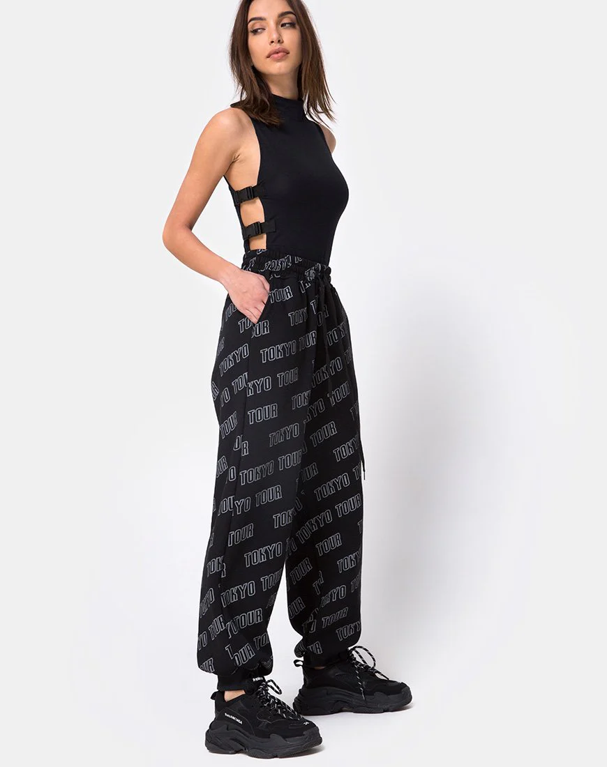Roider Jogger in Schwarz Tokyo Tour - Image 2