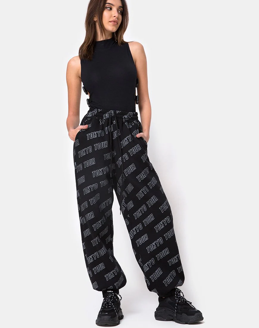 Roider Jogger in Schwarz Tokyo Tour - Image 3