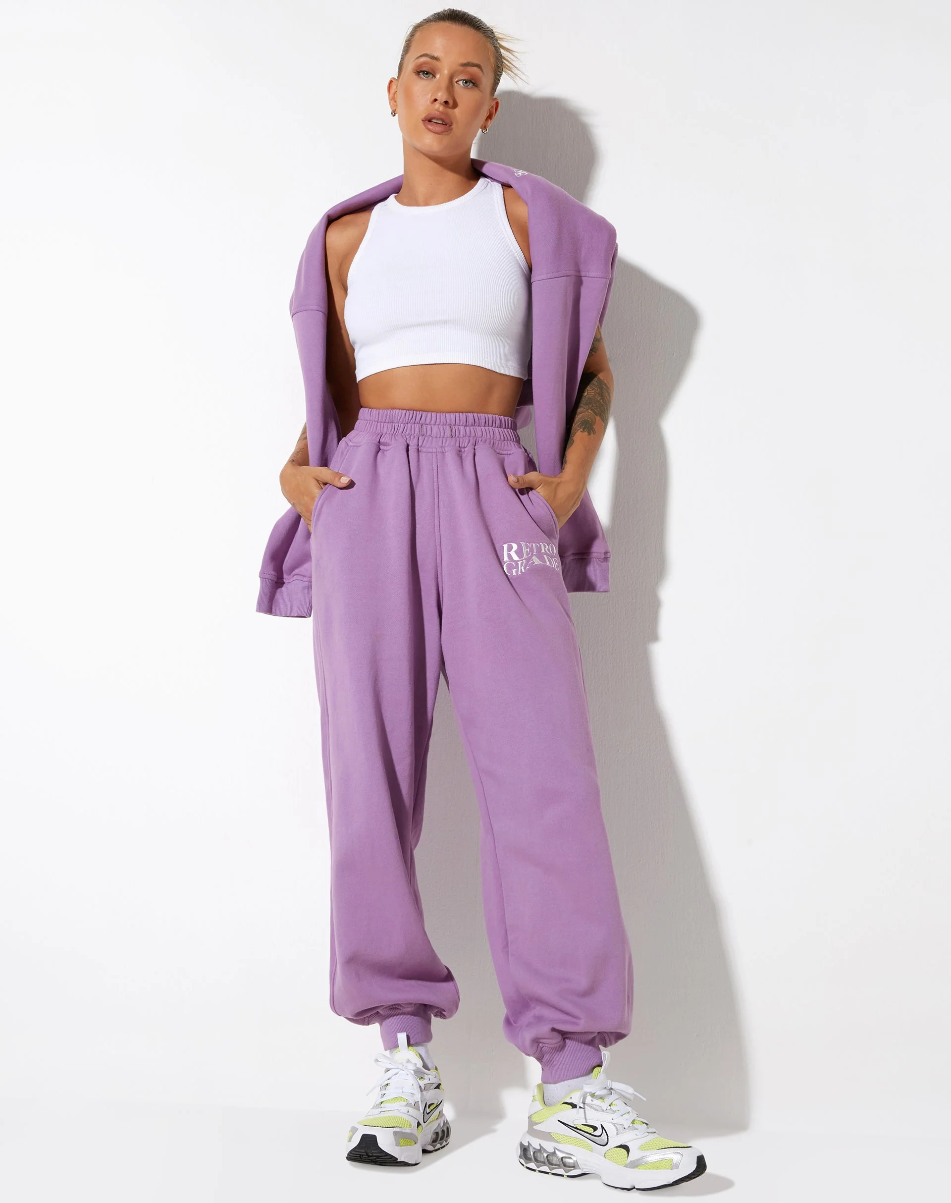 Roider Jogger in Lavendel Retro Grade Embro - Image 5