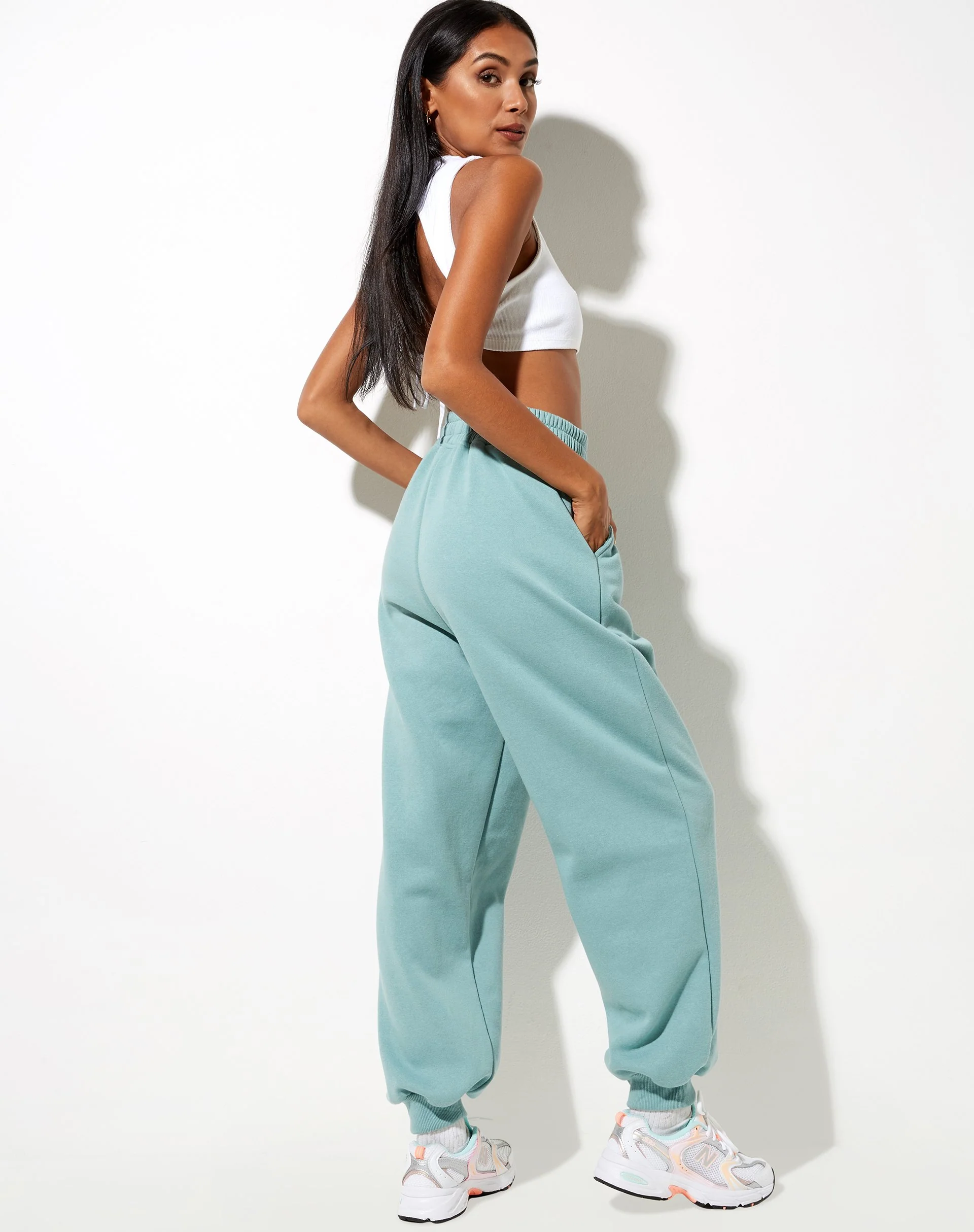 Roider Jogger in Meeresblau mit 'Angel'-Stickerei - Image 2