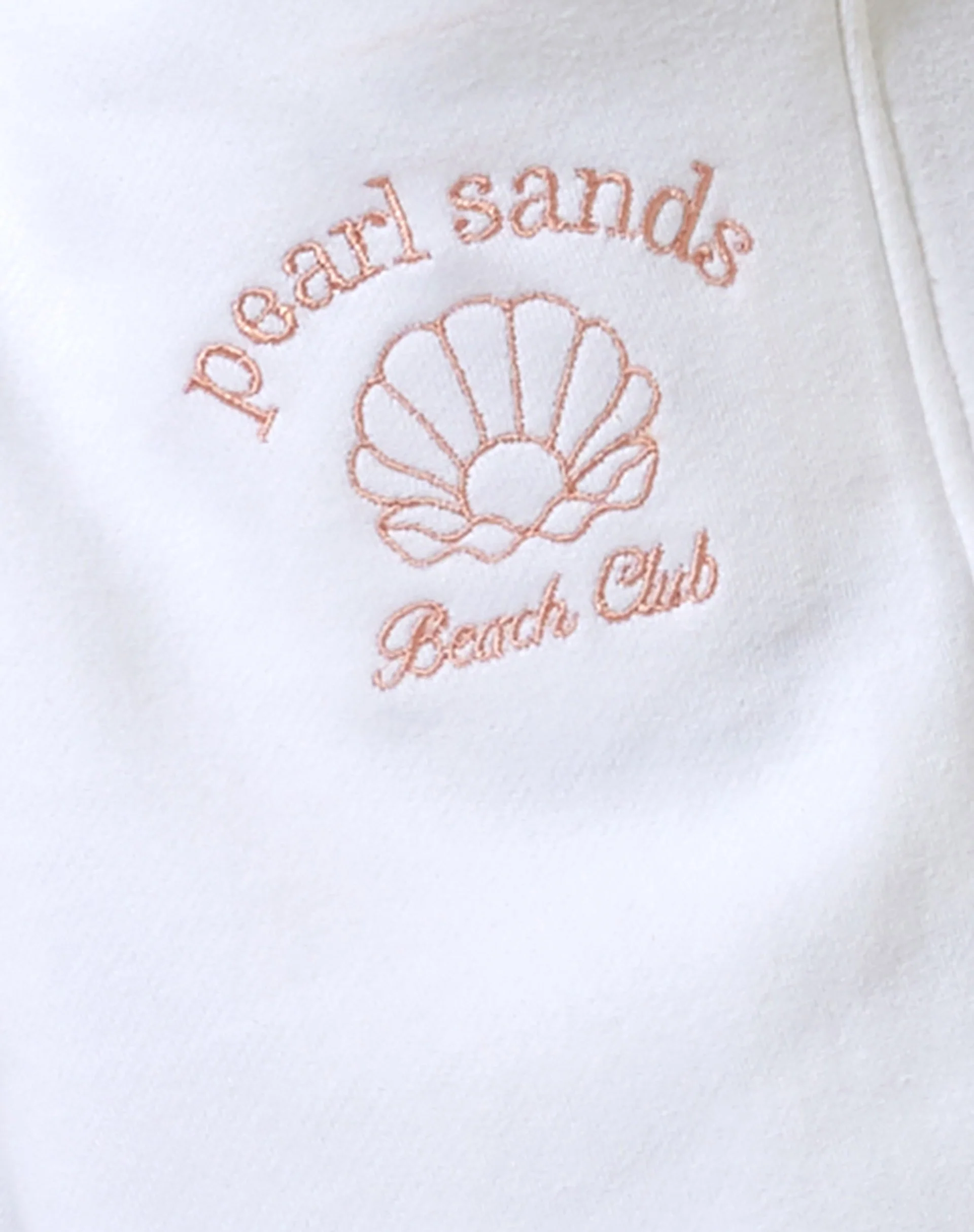 Roider Jogger in Weiß Perle Sand Stickerei - Image 5