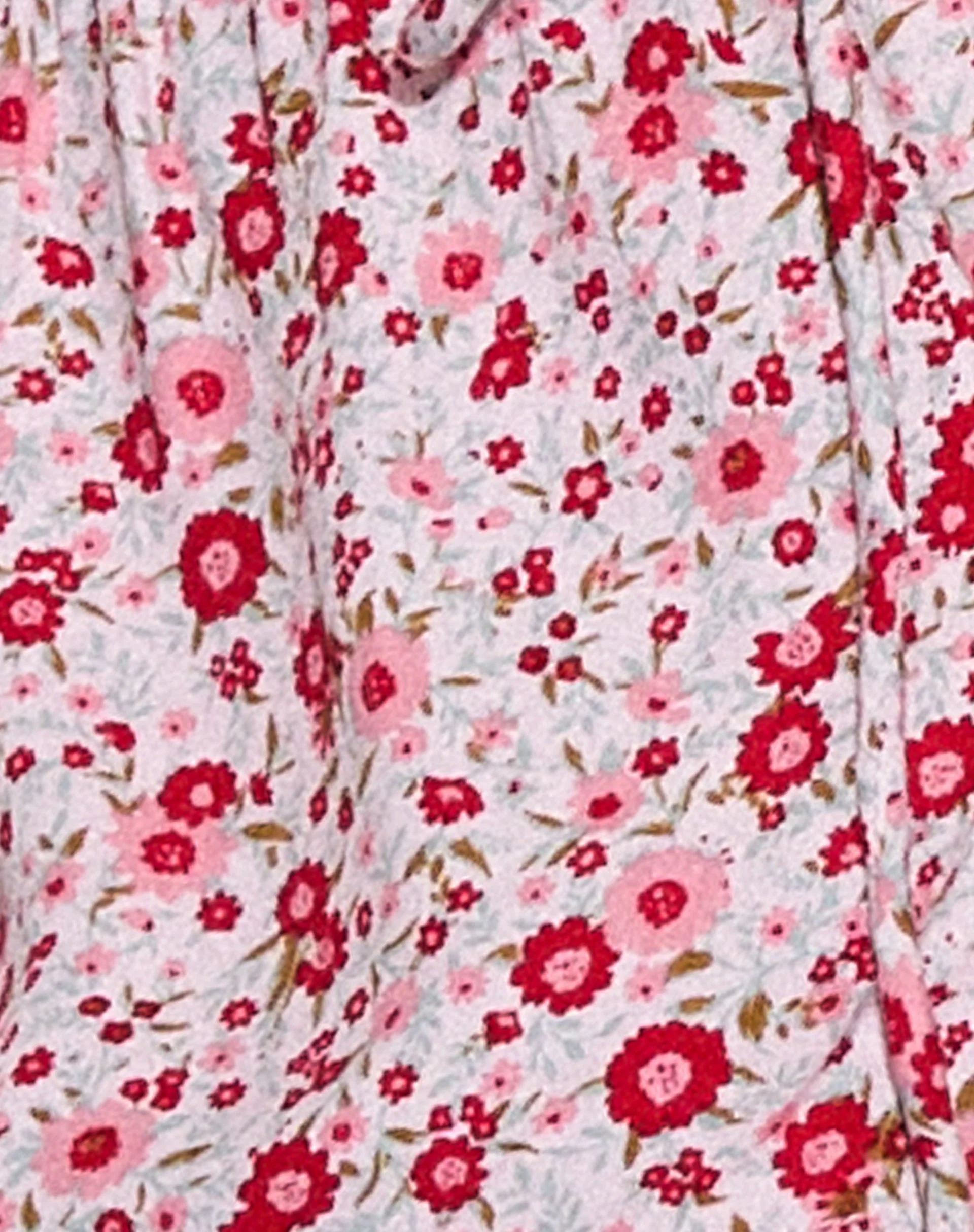 Rolia Krawatten-Top in Ditsy Floral Blush Red - Image 7