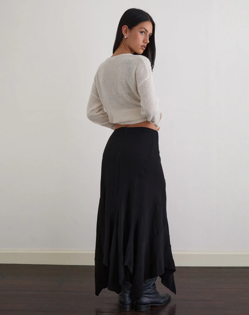 Rombe Maxirock in Schwarz - Image 4