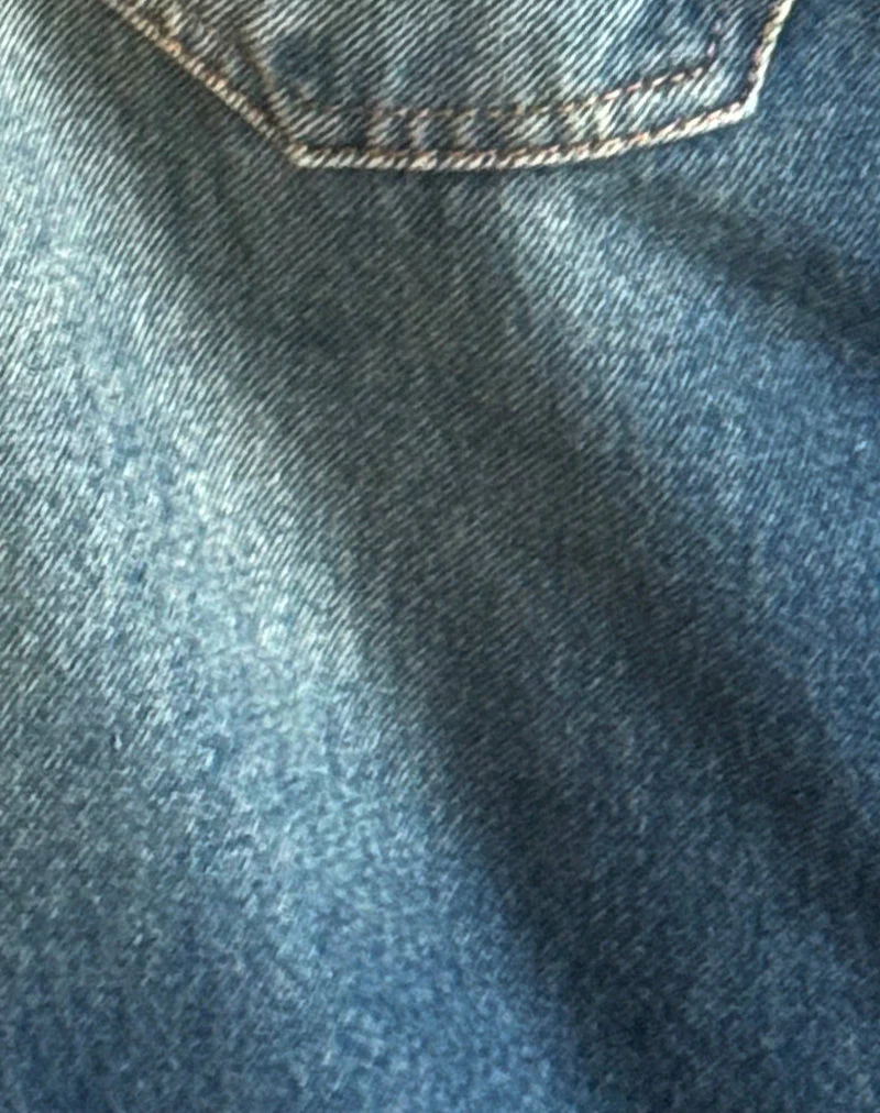 Geräumige extra weite Low Rise Jeans in Dark Vintage - Image 6