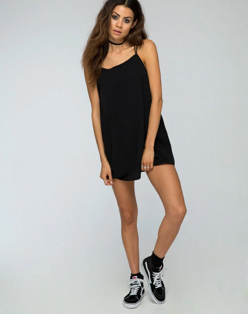 Royce Slip Dress in Schwarz - Image 3
