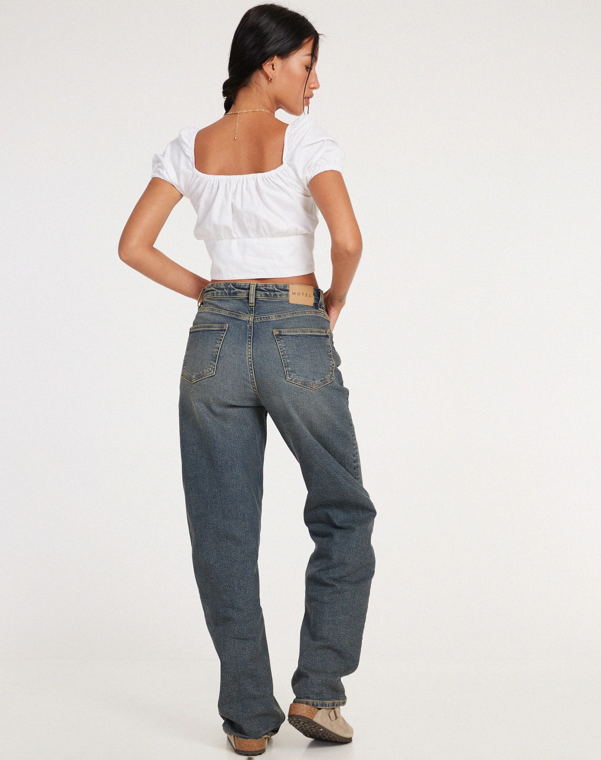 Ruiz Crop Top in Weiß - Image 4