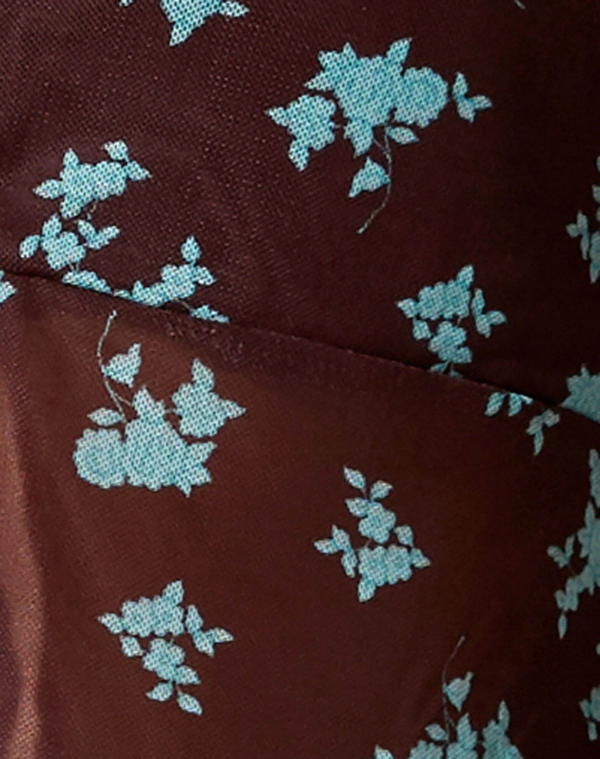 Ruya Top in Femme Floral Blau und Braun - Image 6