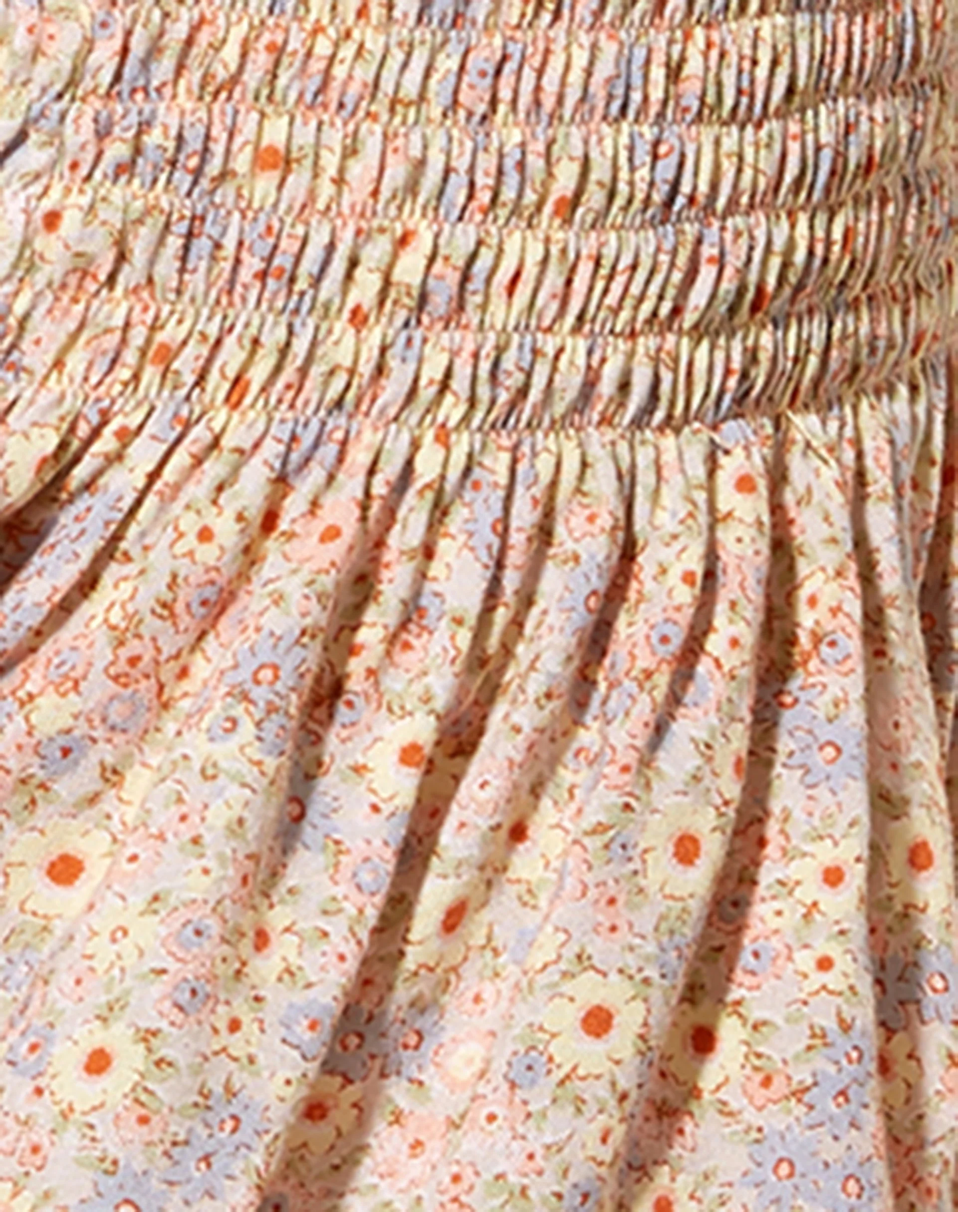 Rylee Minirock in 70's Prairie Girl Floral - Image 5