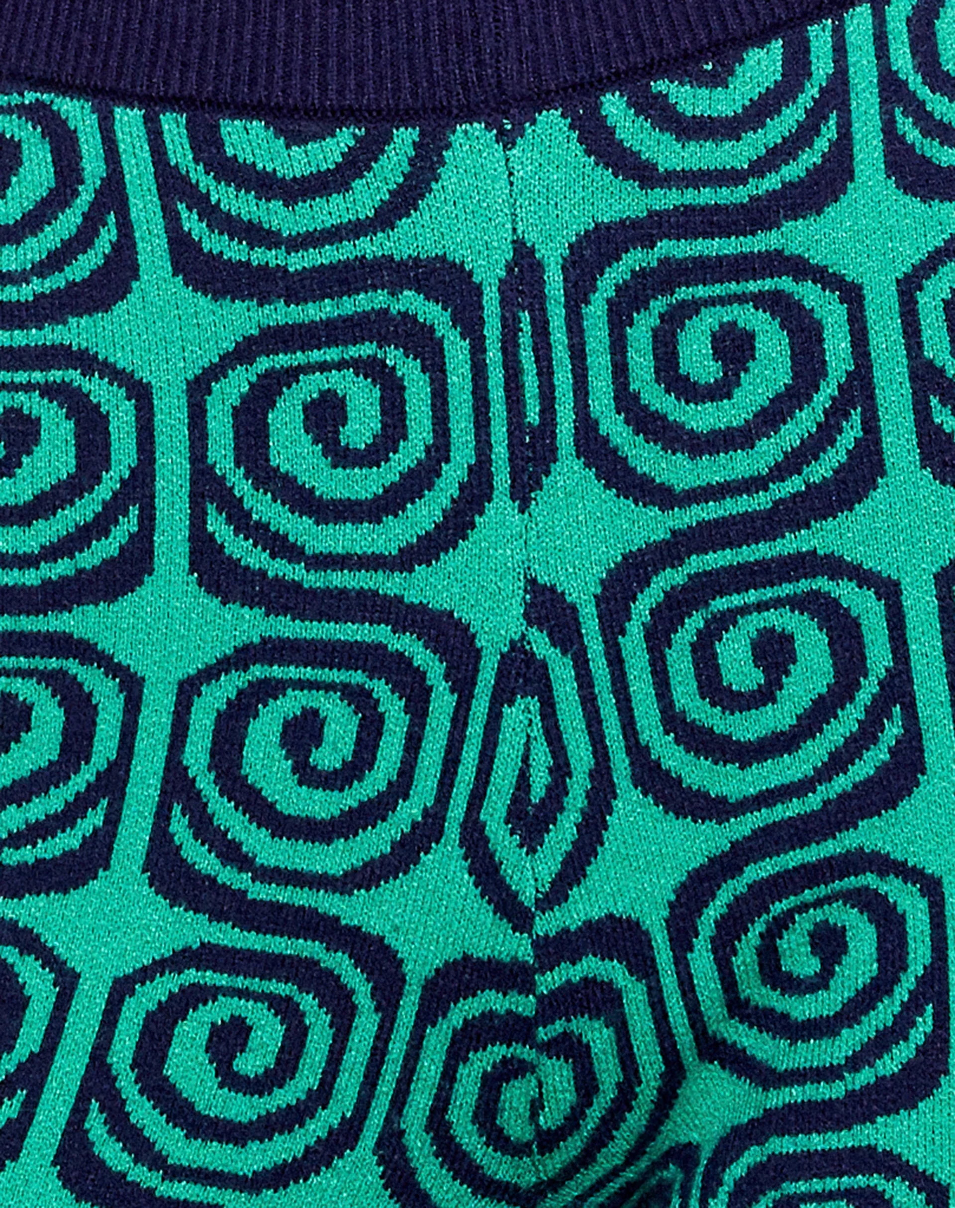 Sabila-Hose in Wirbelgrün und Blau - Image 8