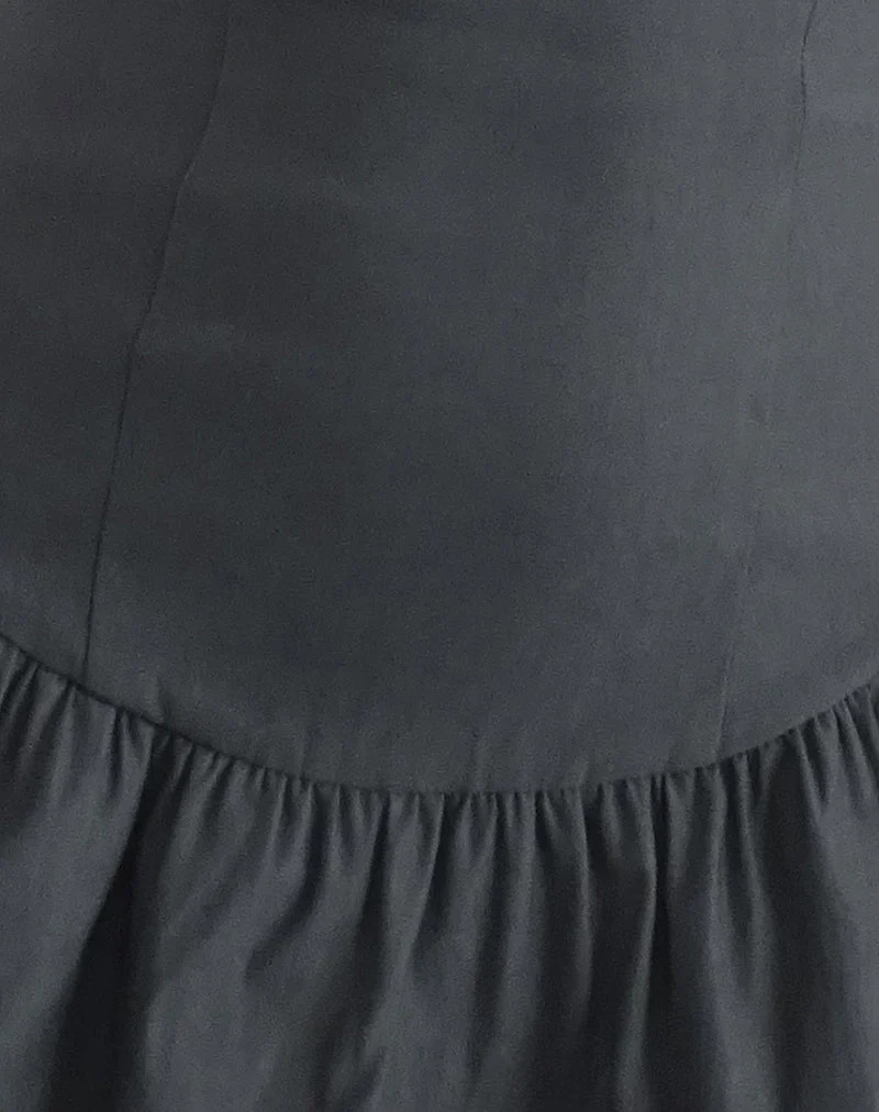 Sabina Bandeau-Minikleid in Anthrazit - Image 6