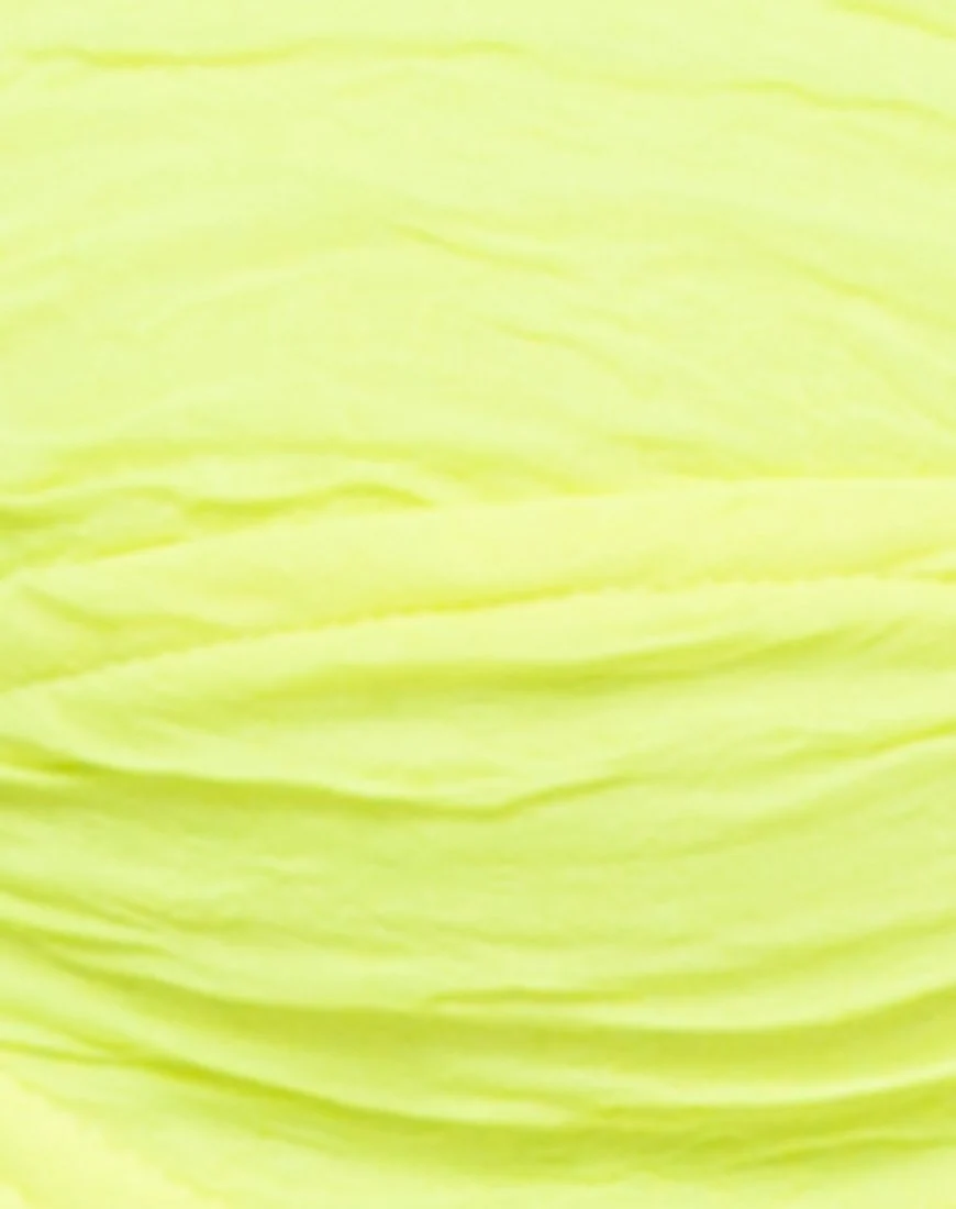 Sadra Bottom Bikini 80s in Crickle Sour Lime - Image 5