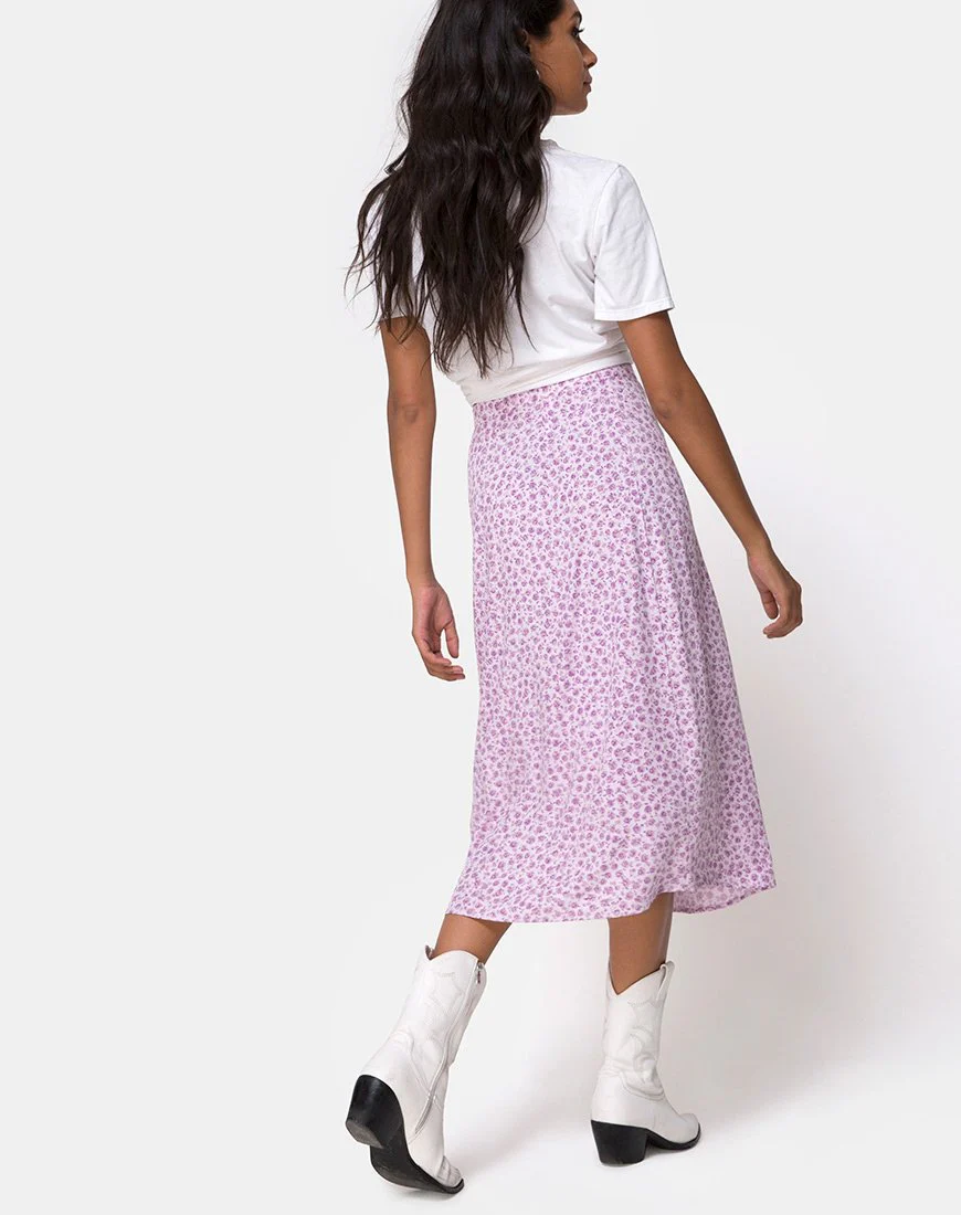 Saika Midirock in Ditsy Rose Flieder - Image 2