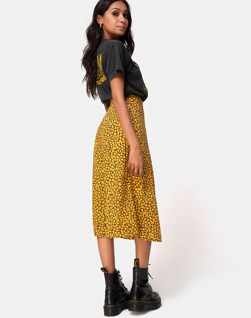 Saika Midirock in Ditsy Rose Marigold - Image 2