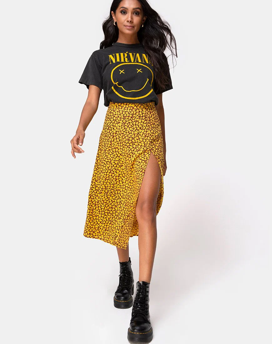 Saika Midirock in Ditsy Rose Marigold - Image 3