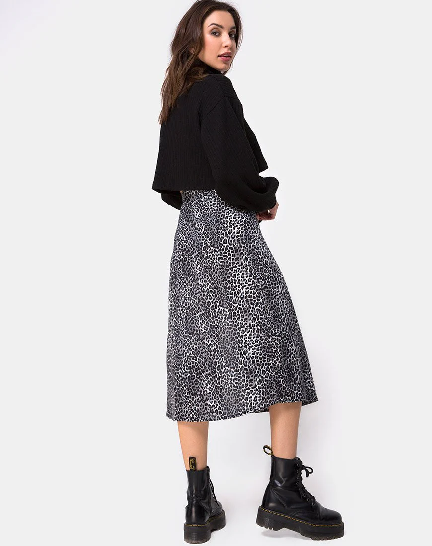 Saika Midirock in Rar Leopard Grau - Image 2