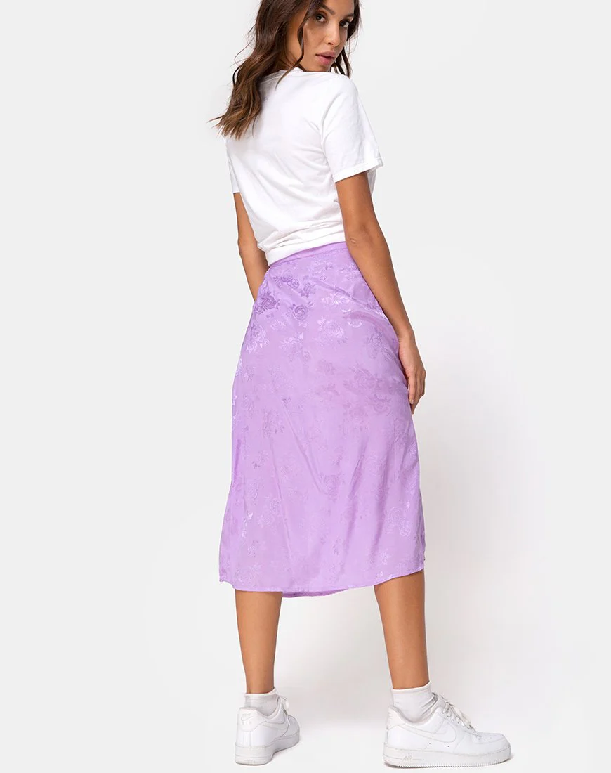 Saika Midirock aus Satin Rose Flieder - Image 4