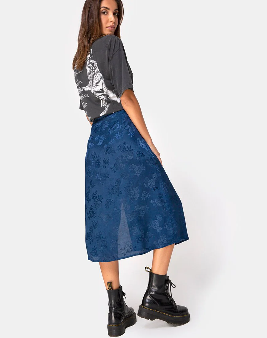 Saika Midirock aus Satin Rose Navy - Image 2